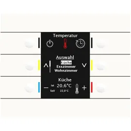 MDT technologies Bedienzentrale Smart 86 Farbdisplay rws/glän BE-BZS86.01