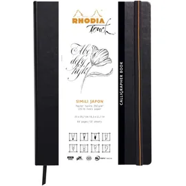 Rhodia Touch Calligrapher book A4 32 Blatt blanko 250g Schwarz 1 St.