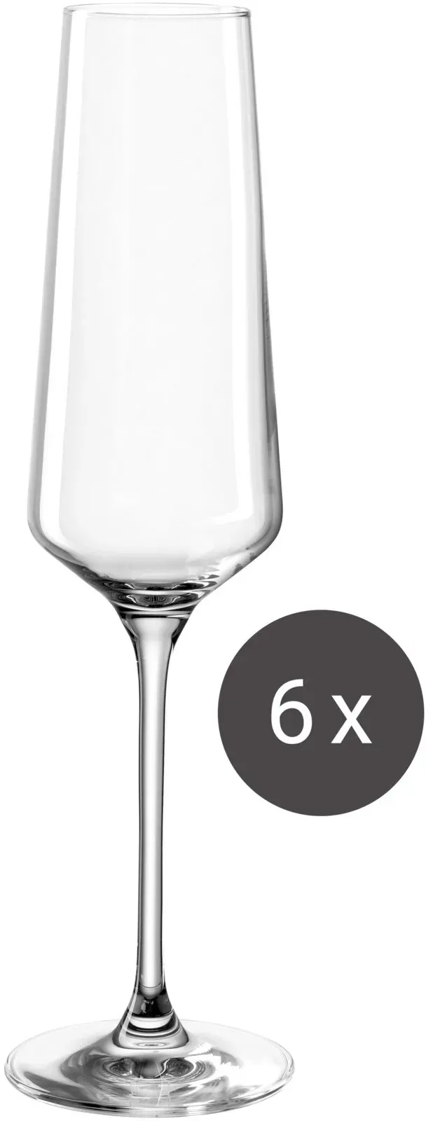 Leonardo Sektglas 6er-Set PUCCINI - B/H/T ca. 7.20x26.00x7.20