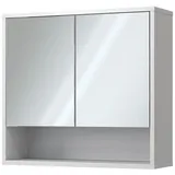 Vicco Badspiegelschrank Eliza Weiß 70 x 65 cm mit 2 Türen