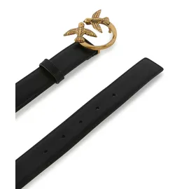 PINKO Gürtel Love Berry H3 Belt W85 Black - Antique Gold