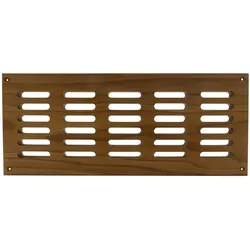 Eliga Lüftungsgitter Thermoholz für die Belüftung von Innen-Saunen  B 31,5 x H 13 cm