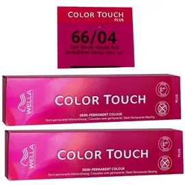 Wella Colour Touch Plus 66/04 dunkelblond intensiv natur-rot 60 ml