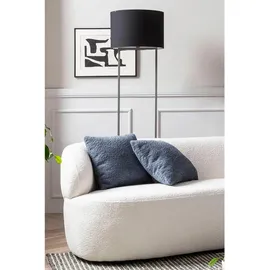 SalesFever Nierensofa Bouclé Stoff 3-Sitzer Weiß
