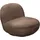 ed exciting design Drehsessel Chris 85 x 70 x 99 cm Braun Polyester drehbar