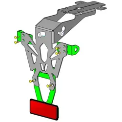 V PARTS Kennzeichenhalter