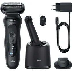 BRAUN 52-N7200cc Rasierer Series 5 Schwarz (Cassette, Reinigungsstation: Ja)