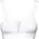 Damen gepolsterter Sport BHPadded Weiß 80C
