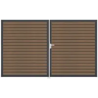 GROJA Doppeltor 300 x 180 cm Braun