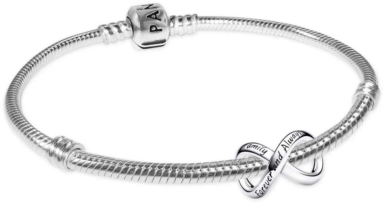 Pandora 68309 Damenarmband Starter-Set Für Immer & Ewig Unendlichkeit Silber, 18 cm