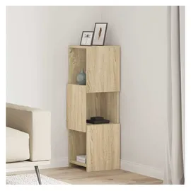 vidaXL Eckregal 30,5 x 30 x 95 cm Weiß