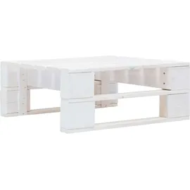 vidaXL Paletten-Lounge-Set 6-tlg. weiß