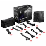 MSI MPG A850G 850 Watt ATX 80+ Gold Netzteil PCIe5.0 vollmodular 135mm Lüfter