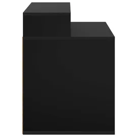 vidaXL Katzenhaus Schwarz 42,5 x 40 x 53,5 cm Holzwerkstoff