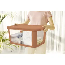 Rotho Aufbewahrungsbox Albris 57 x 39 cm 1-tlg. rosa