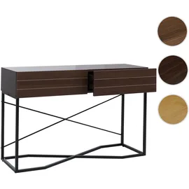Mendler Konsolentisch Walnuss 81 x 120 x 40 cm