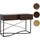 Mendler Konsolentisch Walnuss 81 x 120 x 40 cm