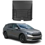 Omac Gummi Kofferraumwanne kompatibel mit Skoda Enyaq 2020-2026 obere TPE Laderaumwanne