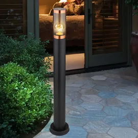 GLOBO Stehlampe 1x E27 schwarz