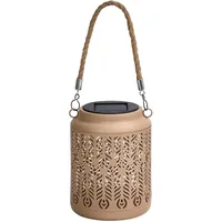 Dehner Solar-Laterne Chiara, beige