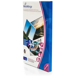 MediaRange Fotopapier A4 250g, 50 Blatt