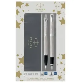 Parker IM Brushed Metal C.C. DuoSet inkl. Geschenkbox