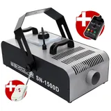 Showlite SN-1500D DMX Nebelmaschine 1500W inkl. Fernbedienung mit Timer