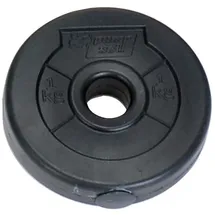 Pumpset! Hantelscheibe Hantelscheibe 1 kg schwarz