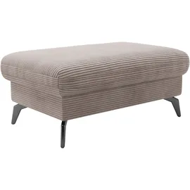 sit&more Stauraumhocker Morris Jubi 103 x 44 x 69 cm Polyester Grau/Taupe
