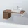 Duravit L-Cube Unterschrank für Konsole, 1 Auszug