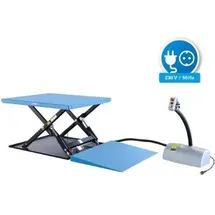 Hanselifter Hubtisch mit Auffahrrampe, Tragf.: 1.000 kg, 230 V, Typ: HTF-G-230