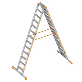 Layher Steigtechnik GmbH Topic 1043 Stufenstehleiter 2 x 13 Stufen