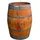 Temesso 225L Weinfass Stehtisch 100 x 100 x 110 cm Braun