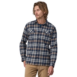 Patagonia L/S Organic Cotton MW Fjord Flannel Shirt - Hemd - Herren Fields: New Navy M