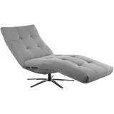 KAWOLA Relaxliege LETICIA Feincord 0 x 0 x 0 cm grau mit motorischer Relax-Funktion