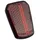 HS-Motorradteile Rückstrahler Shield 28 x 39 mm Trapezform rot