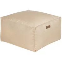 Beliani Pouf beige 50 x 50 cm MUKKI