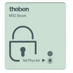 Theben 9070084 Busankoppler zum Upgrade bestehender MIX2-Grundgeräte auf KNX TP Secure Busmodul MIX2 Secure