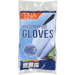 ENA Multipurpose Haushaltshandschuhe, blau 1000003822 , 1 Packung = 12 Paar, Größe XL