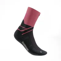 Bauerfeind Sports Damen Run Performance Mid Cut Socks rot