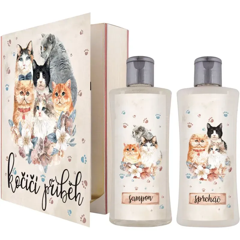 Bohemia Gifts & Cosmetics Book Cat's Tale Geschenkset