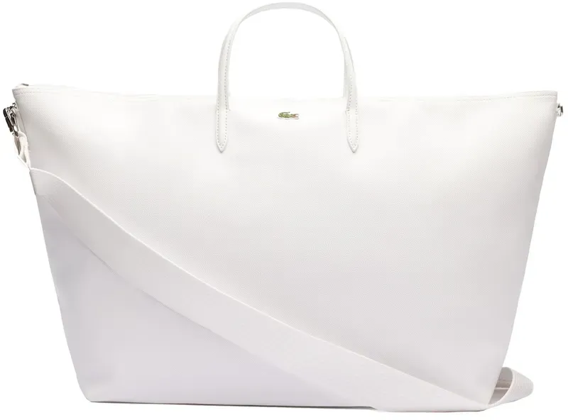 Lacoste Handtasche Lederimitat Shopper   Weiss Damen 