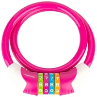 Dunlop Fahrradschloss Kinder Fahrrad Schloss Sicherheitsstufe 5 Zahlenschloss mit
