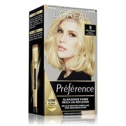 L'Oréal Paris Préférence Nr. 9 - Helles Naturblond farba do włosów 1 Stk
