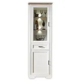 Innostyle Vitrine Jasmin 1-türig 0 x 0 x 0 cm Weiß
