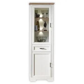 Innostyle Vitrine Jasmin 1-türig 0 x 0 x 0 cm Weiß