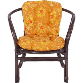 Home Affaire Rattansessel 66 x 66 x 0 cm braun 2 St.