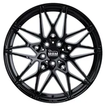 MAM B2N Black Painted 8.5x19 ET45 5x112 ML72.6