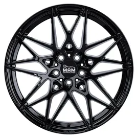 MAM B2N Black Painted 8.5x19 ET45 5x112 ML72.6