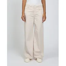 Gang Weite Jeans 94CARLOTTA weiter Fit im bodenlangen Palazzo-Style beige 29